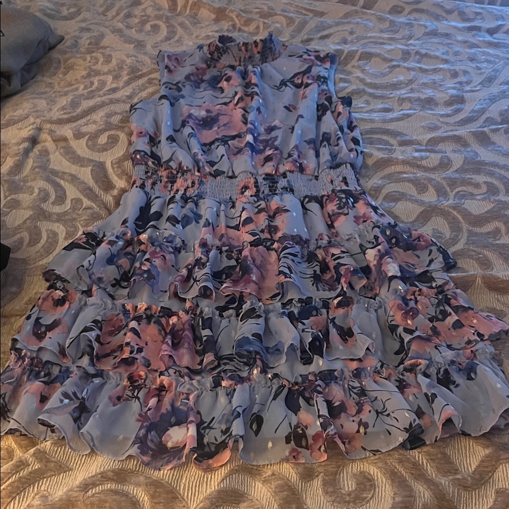 Floral Ruffle Dress